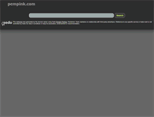 Tablet Screenshot of pempink.com